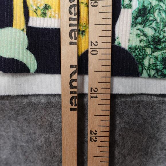 Alice Olivia Sweater Women Small NWT Gleeson Printed Pullover Stace Face Rainbow - Picture 9 of 10